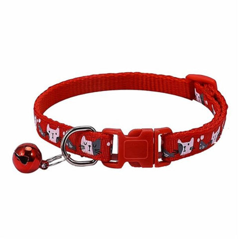 New Cat Colorful Pattern Cute Bell