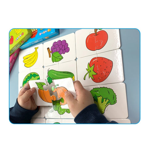 32Pcs Montessori Toddler Card Matching Game