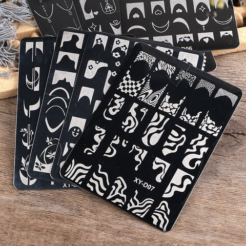 New Nail Charm Mold Stencil Tools