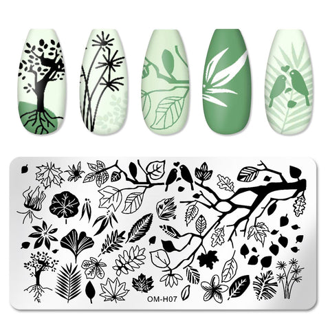 New Lace Flowers Nail Stamping Plates