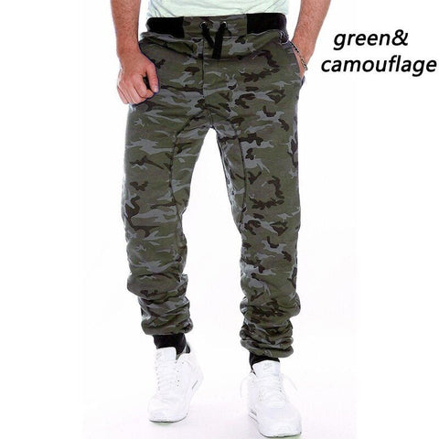 Men Camouflage Elasticity Military Cargo Pants