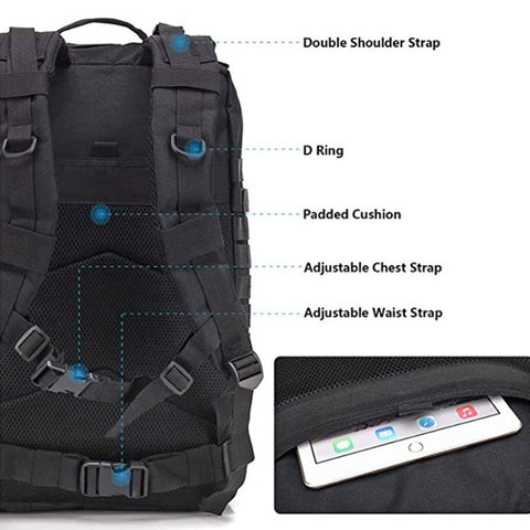 50L Tactical Military Backpack