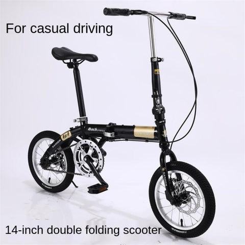 14-inch Adult Folding Bike Portable Ultralight Bicycle