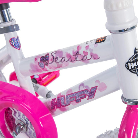 White BMX 12 In Kids Bike
