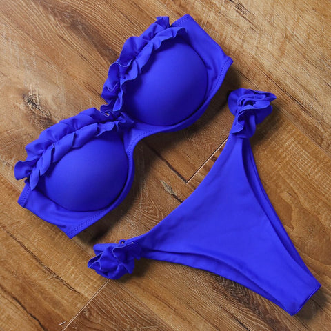Women Bikini Brazilian Swimsuit Push-up Bra Bikini Set
