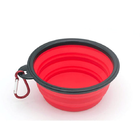 Dog Silicone Foldable Bowl