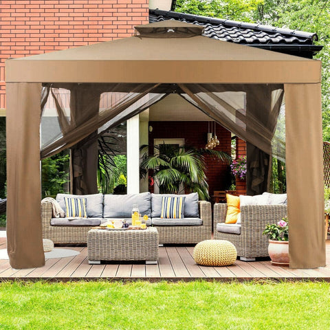 SUGIFT 10'x10' Outdoor Gazebo Patio Tents