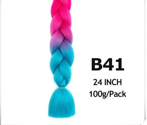 24 Inch Jumbo Braid Ombre Jumbo Hair Extension