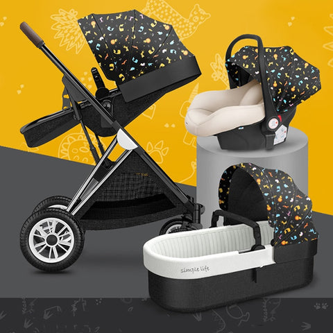 Baby 3 In1  Cariage Travel Stroller