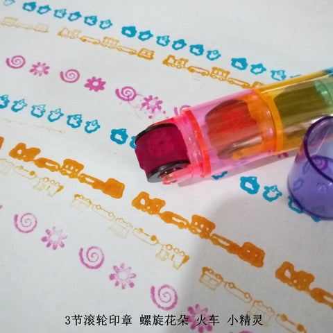 10pcs Self-ink Stamps Children Toy