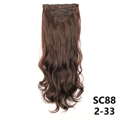 New Long Straight Natural 16 Clip