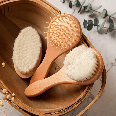 Baby Hair Natural Wooden Brush