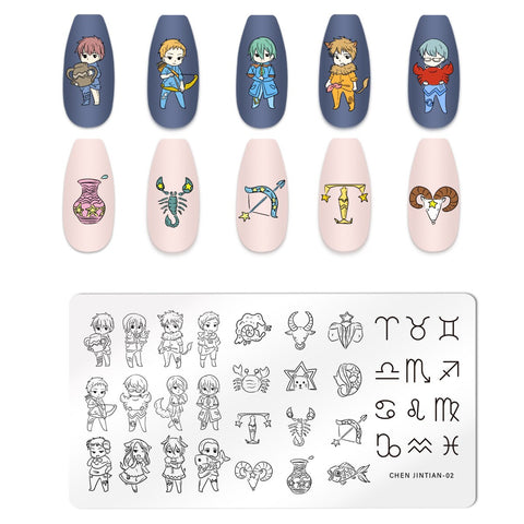 New Nails Art Stencil Stamp Tools