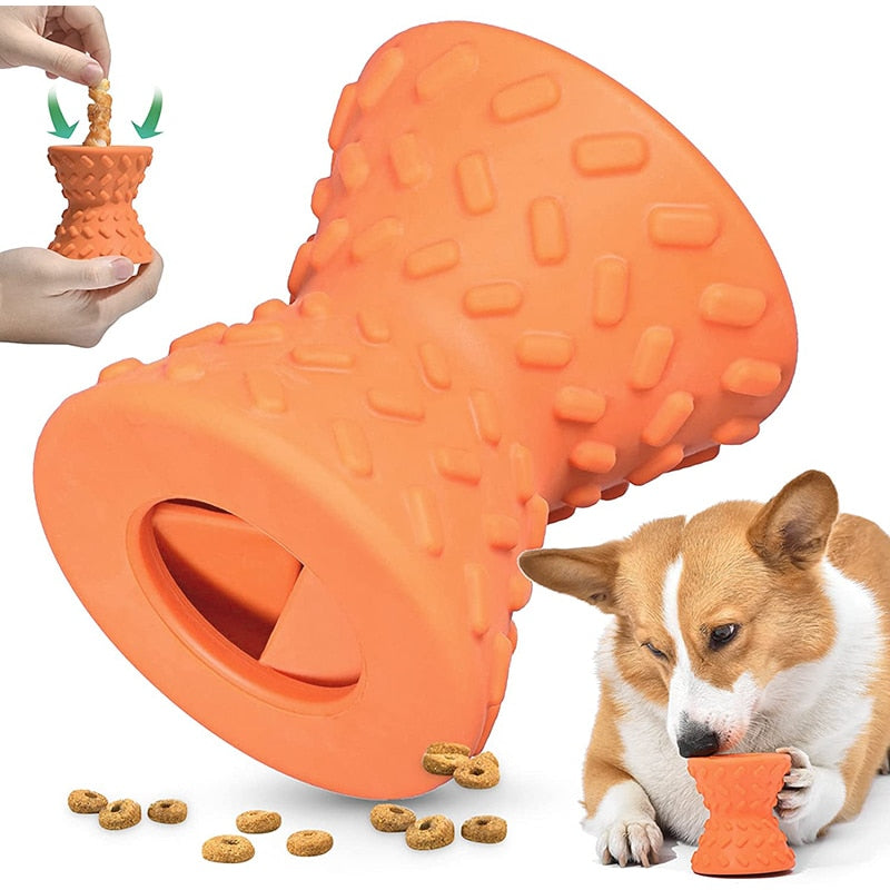 Dog Natural Rubber Food Dispensing Toy
