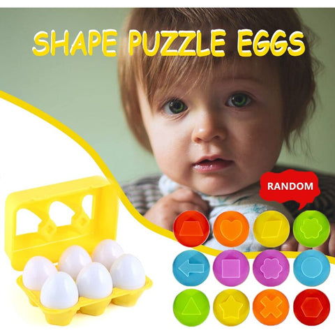 6PCS Color Shape Recognition Toddler Educational Toys