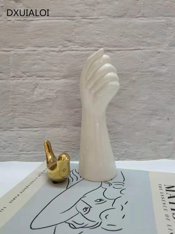 Nordic style Hand Flowers Vase