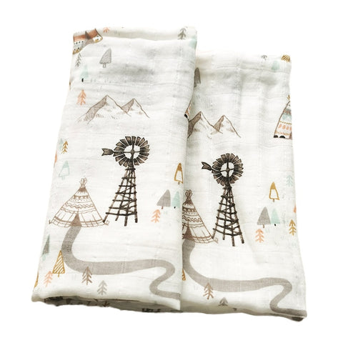 58x58cm Muslin cotton Baby Scarf