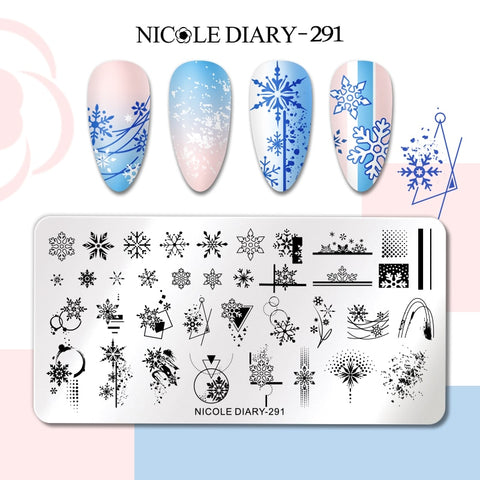 Nails Leaf Flower Manicure Decor