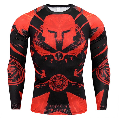 Men Long Sleeve Gym T-shirts
