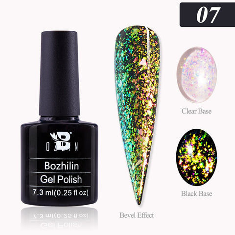 New Chameleon Flake Gel Nail Polish