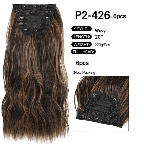 New Synthetic Curly Clip-In Hair Extensions