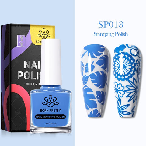 10ml 25 Colors Nail Stamping Polish