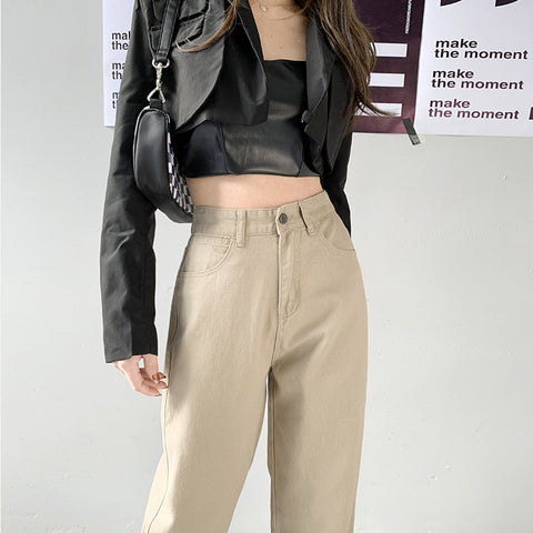 Women High Waist 2022 Trend Denim Pants