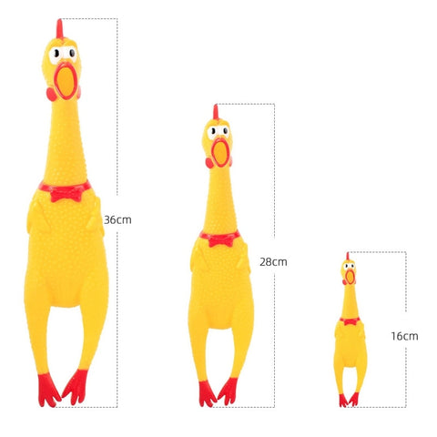 Dog Squeaky Chicken Chew Toy