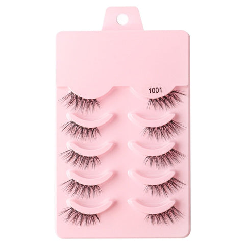 3/5 Pairs Faux Mink Lashes Reusable False Eyelashes