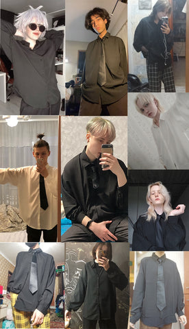 Men Comfortable Blouses Casual Loose Single Breasted Shirt