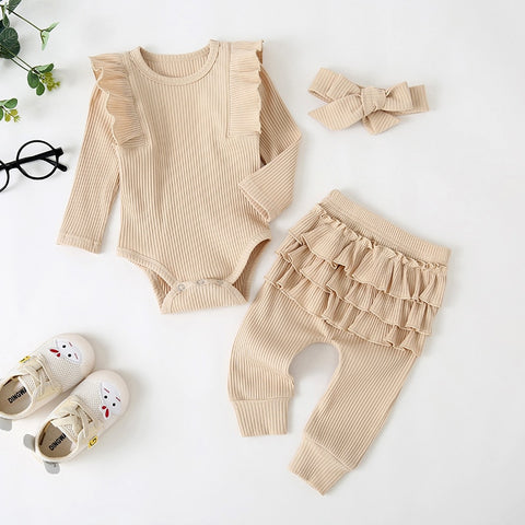 Newborn Infant Autumn 3Pcs Set