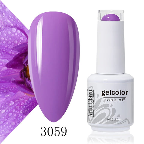 15ml Rose Red Color Series Gel Nail Polish