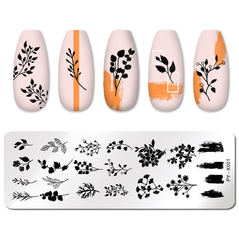 12*6cm Nail Art Templates Stamping Plate