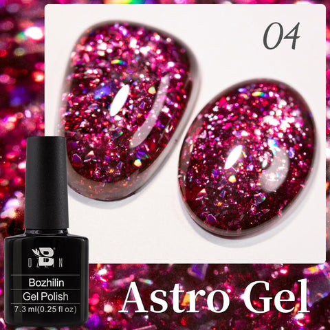 New Chameleon Flake Gel Nail Polish