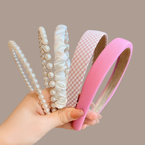 3/6/8PCS Set Fashion Women Cloth Hair Bands