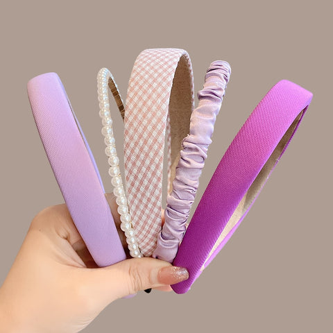 3/6/8PCS Set Fashion Women Cloth Hair Bands