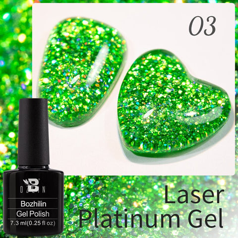 New Chameleon Flake Gel Nail Polish