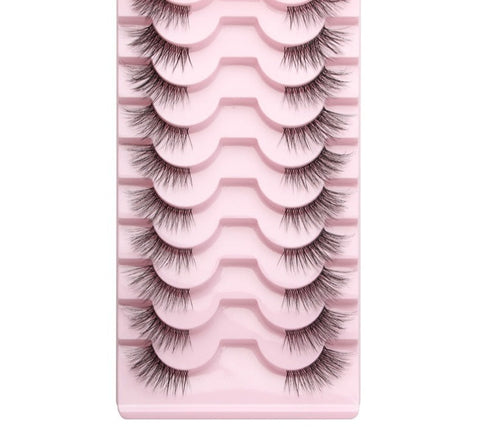 YSDO 3/5/10 Pairs Natural Half Eyelash