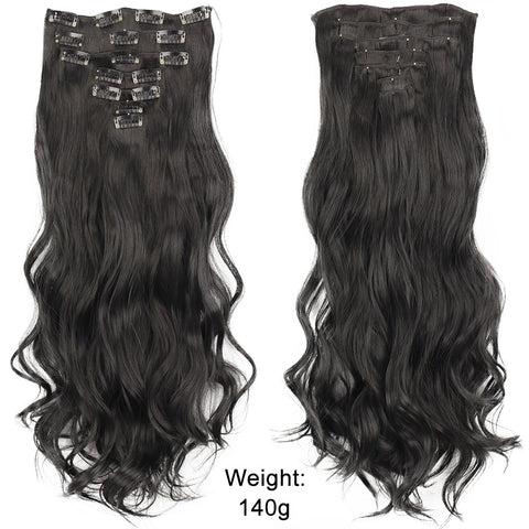 New Long Straight Clip In Hairpiece Hair Extensions