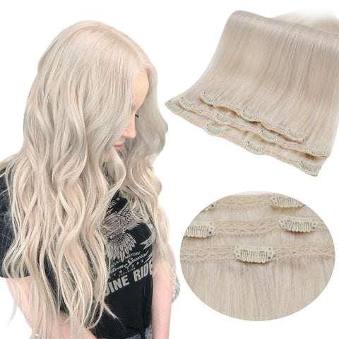 New Full Shine 50 Grams Clip in Hair Extensions
