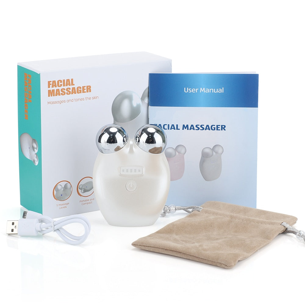 Microcurrent Face Roller Massager