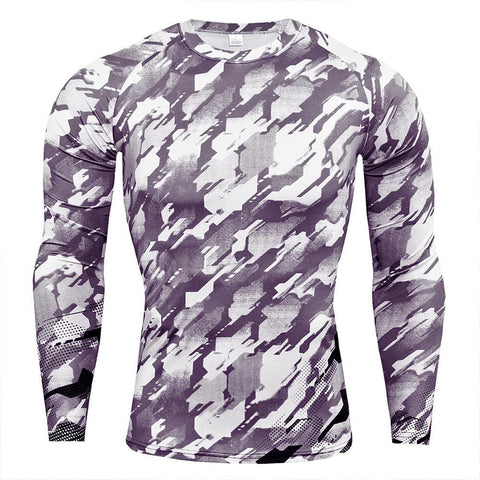 Men Long Sleeve Gym T-shirts