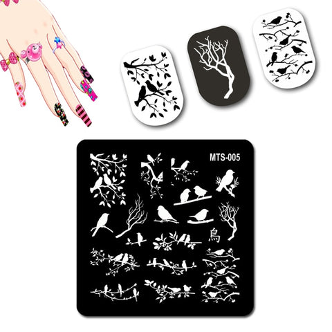 2022 New Pattern Nail Stamping Plates Graffiti Art