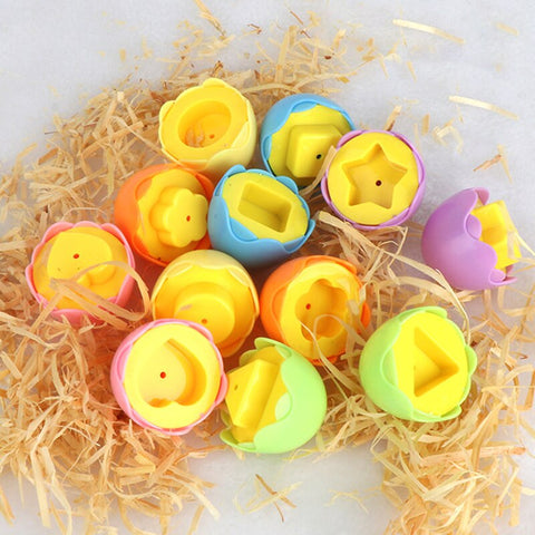 6PCS Color Shape Recognition Toddler Educational Toys