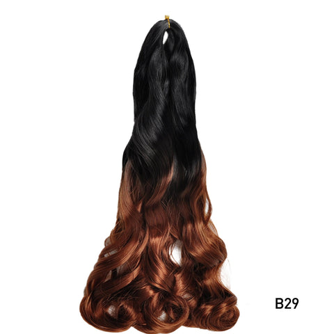 New French Curls Braiding Hair