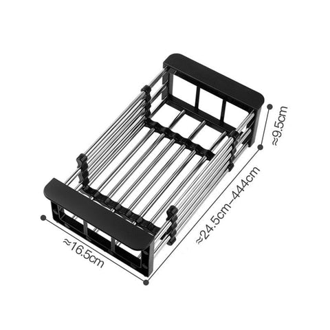 Adjustable Kitchen Stainless Steel Sink Rack