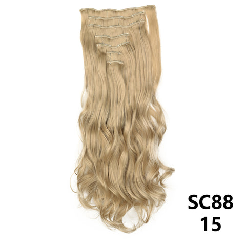 New Long Straight Natural 16 Clip