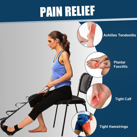 Yoga Leg Ankle Brace Support Training Stretching Belt