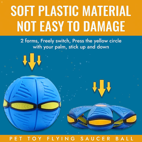 2023 New Pet Magic Flying Saucer Ball Toys