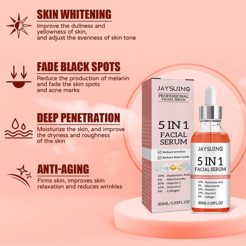 5 In 1 Moisturizing Whitening Anti Wrinkle Skin Care